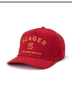 Seager Western Brand Red Hat